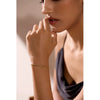 Wholesale Double Titanium Steel Electroplated Bracelet For Girls Light Luxury Style Fashion Jewelry