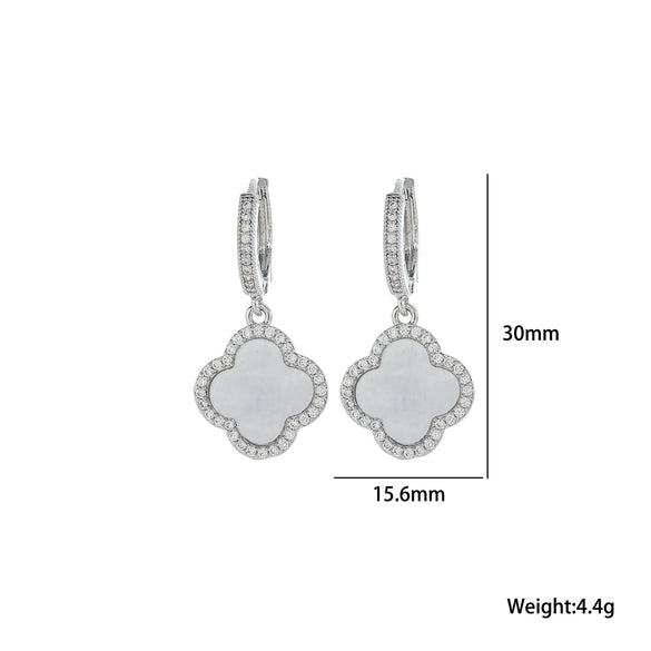 Wholesale Doublelayer Clover 360Degree Rotating Ochain Necklace Titanium Steel Electroplated In Vacuum Furnace For Women