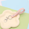 Wholesale Doublelayer Doublesided Pu Leather Modern Minimalist Key Chain Pendant
