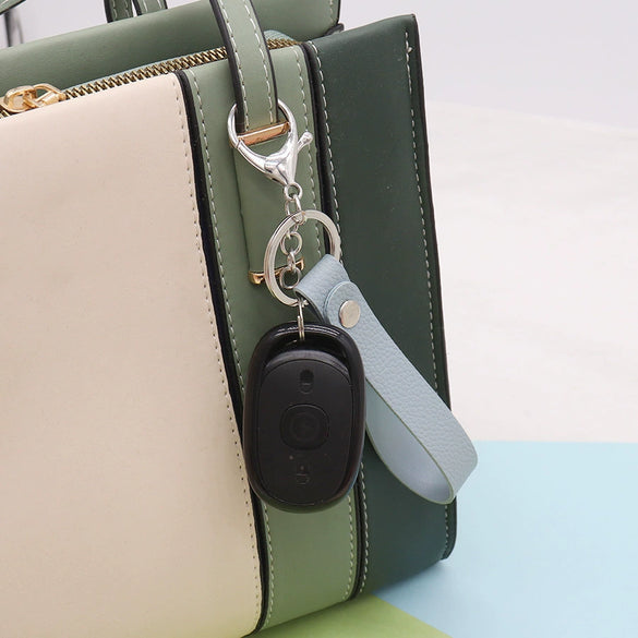 Wholesale Doublelayer Doublesided Pu Leather Modern Minimalist Key Chain Pendant