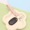 Wholesale Doublelayer Doublesided Pu Leather Modern Minimalist Key Chain Pendant