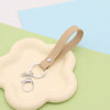 Wholesale Doublelayer Doublesided Pu Leather Modern Minimalist Key Chain Pendant
