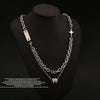 Wholesale Doublelayered Starshaped Geometric Twist Chain Necklace For Women With Vacuum Plating In Furnace
