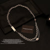 Wholesale Doublelayered Starshaped Geometric Twist Chain Necklace For Women With Vacuum Plating In Furnace
