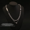 Wholesale Doublelayered Starshaped Geometric Twist Chain Necklace For Women With Vacuum Plating In Furnace