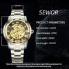 Wholesale Doublesided Cut Out Mechanical Men's Watch With Alloy Case And Stainless Steel Strap Round Dial