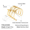 Wholesale Dragonfly Open Bracelet Stainless Steel 18K Gold Plated Elegant Animal Style Hand Accessory