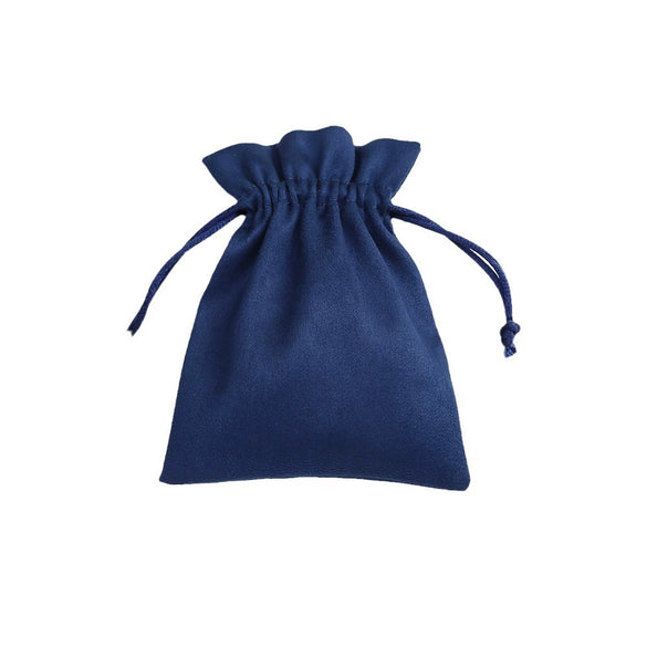 Wholesale Drawstring Cloth Jewelry Storage Bag Suede Flannel Material