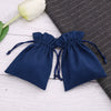 Wholesale Drawstring Cloth Jewelry Storage Bag Suede Flannel Material