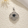 Wholesale Dream Catcher Projection Necklace Pendant Copper Electroplated Heart Shape Flower Small And Fresh Style