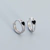 Wholesale Drop Earrings 925 Silver Geometric Love Glaze Electroplating For Women