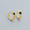 Wholesale Drop Earrings 925 Silver Geometric Love Glaze Electroplating For Women