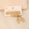 Wholesale Drop Oil Heart Shaped Stainless Steel Earrings For Women