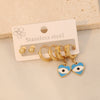 Wholesale Drop Oil Heart Shaped Stainless Steel Earrings For Women