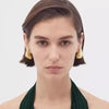 Wholesale Drop Shape Copper Metal Electroplating Women's Wind Earrings