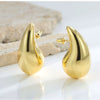 Wholesale Drop Shape Copper Metal Electroplating Women's Wind Earrings
