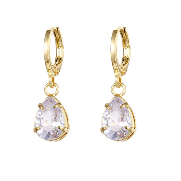 Wholesale Drop Shape Copper Women's Earrings