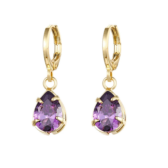 Wholesale Drop Shape Copper Women's Earrings