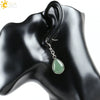 Wholesale Drop Shape Natural Semiprecious Stone And Copper Women's Earrings Minimalist Style
