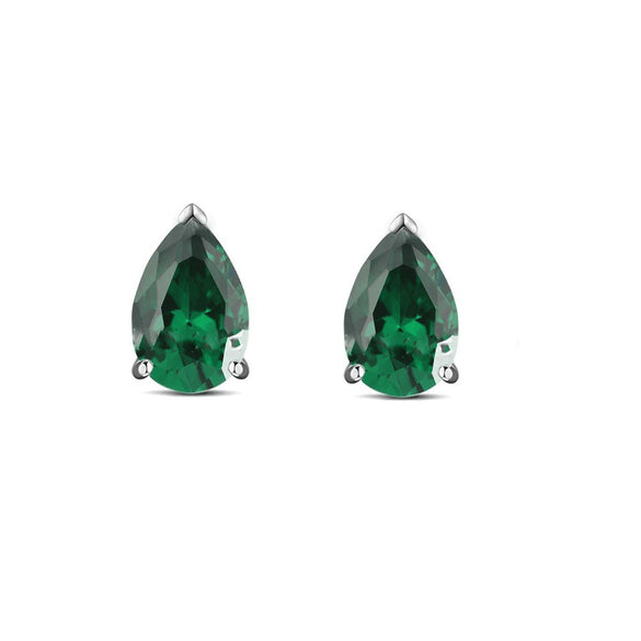 Wholesale Drop Shape Pink Diamond S925 Sterling Silver Earrings Light Luxury Style