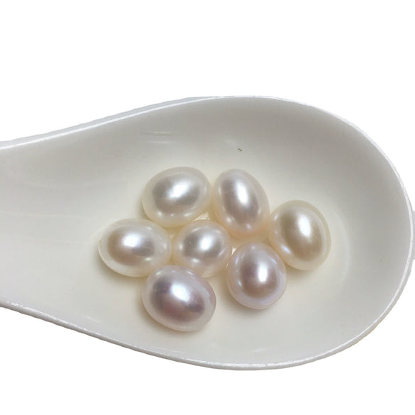 Wholesale Dropshaped Freshwater Pearl Naked Beads