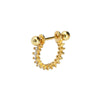 Wholesale Ear Bone Nail S925 Silver Geometric Ushaped Microinsert Puncture Earrings For Women