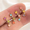 Wholesale Ear Bone Nails Copper Fivepointed Star Flower Fashion Women's