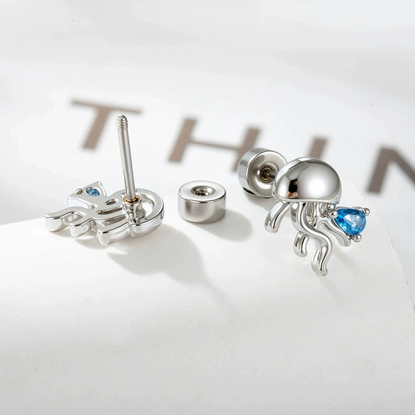 Wholesale Ear Bone Piercing Jewelry Metal Shell Pattern Electroplating Fashion Style