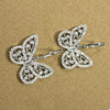 Wholesale Ear Buckle Copper Butterfly Bow Zircon Fashion Animals Style