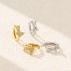 Wholesale Ear Buckle S925 Silver Insects Style Butterfly Earrings Electroplated Women's Ear Accessories