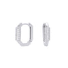 Wholesale Ear Buckle 925 Sterling Silver Inlaid Zircon Geometric Design For Women