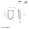 Wholesale Ear Buckle 925 Sterling Silver Inlaid Zircon Geometric Design For Women