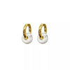 Wholesale Ear Buckles Natural Agate Jade U Shaped Stainless Steel Electroplated Light Luxury Niche Simple