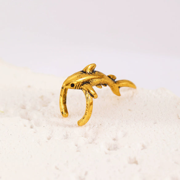 Wholesale Ear Clip Copper Animal Zodiac Style Electroplated