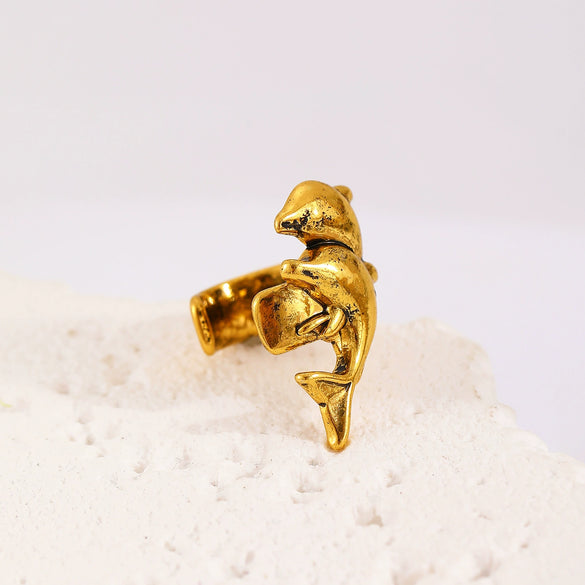 Wholesale Ear Clip Copper Animal Zodiac Style Electroplated