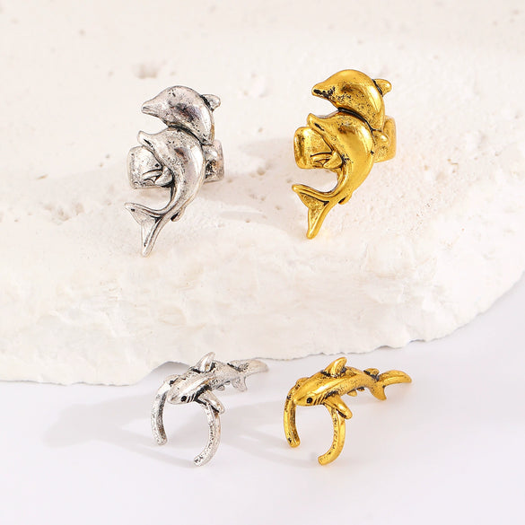 Wholesale Ear Clip Copper Animal Zodiac Style Electroplated