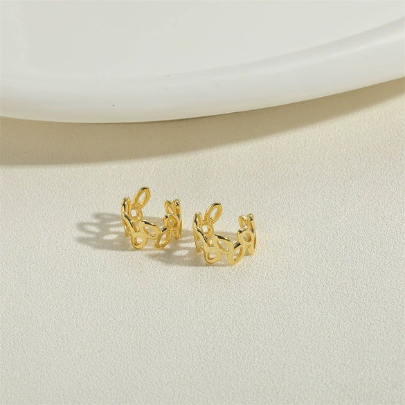 Wholesale Ear Clip Copper Geometric Style Electroplating For Women