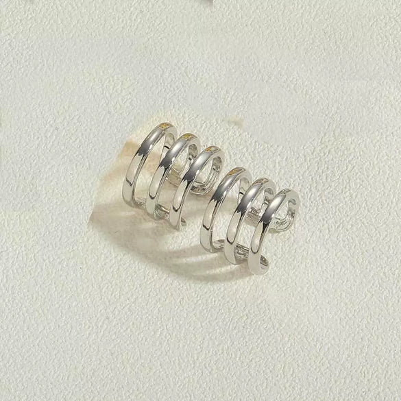 Wholesale Ear Clip Copper Geometric Style Electroplating For Women