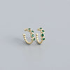 Wholesale Ear Clip S925 Sterling Silver Geometric Metal Wind For Women Electroplated