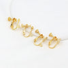 Wholesale Ear Clips Copper Joker Geometric Style Electroplated Diy Ear Accessories