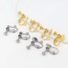 Wholesale Ear Clips Copper Joker Geometric Style Electroplated Diy Ear Accessories