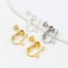 Wholesale Ear Clips Copper Joker Geometric Style Electroplated Diy Ear Accessories