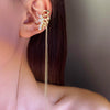 Wholesale Ear Clips Copper With Pearls Geometric Animal Zodiac Style For Women