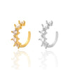Wholesale Ear Clips S925 Silver Geometric Diamond Style For Women
