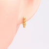 Wholesale Ear Clips 925 Sterling Silver Round Bead Electroplated For Women