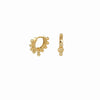 Wholesale Ear Clips 925 Sterling Silver Round Bead Electroplated For Women
