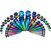 Wholesale Ear Expansion Jewelry Stainless Steel Geometric Exotic Electroplated