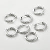 Wholesale Ear Jewelry Accessories Copper Electroplated Round Chainshaped Ring Ear Buckle Earrings