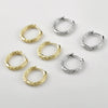 Wholesale Ear Jewelry Accessories Copper Electroplated Round Chainshaped Ring Ear Buckle Earrings