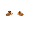 Wholesale Ear Jewelry Copper Inlaid Zircon Geometric Fivepointed Star Heart Women's